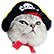:cat_pirate:
