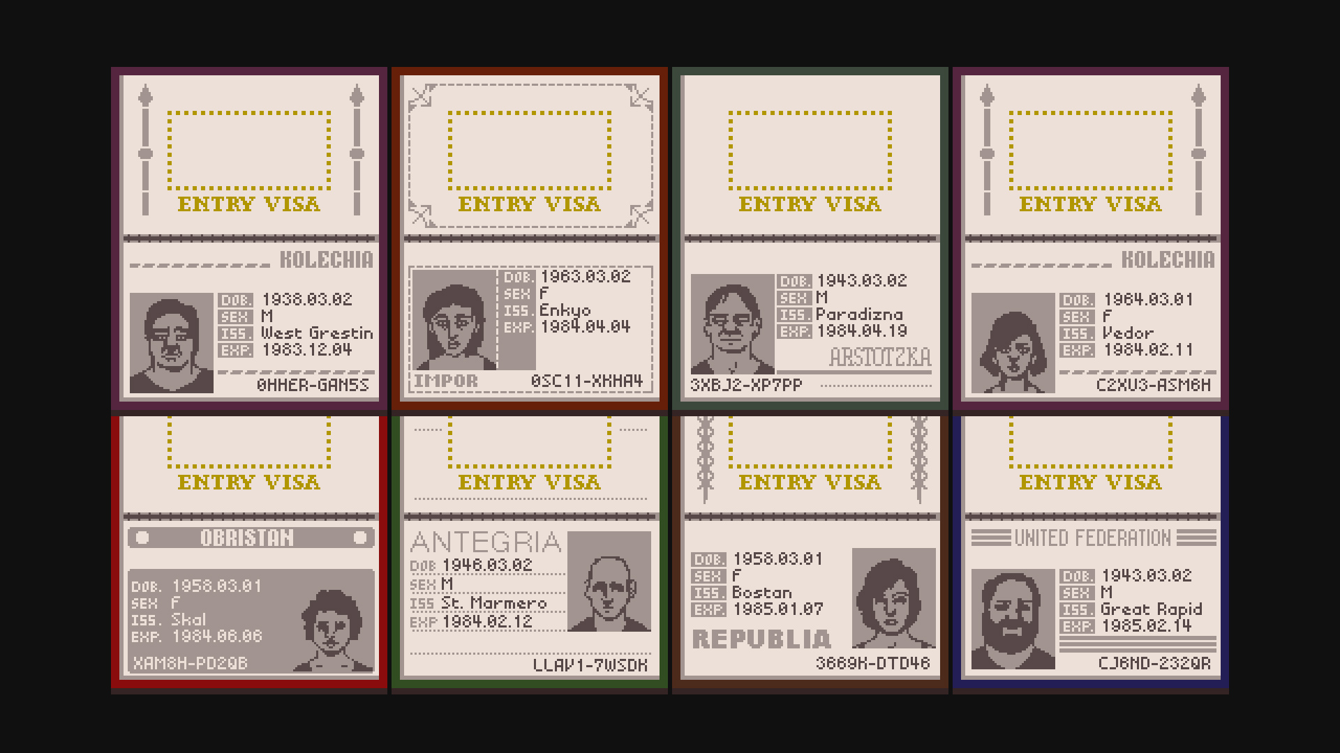 Steam Workshop::Papers, Please City-States