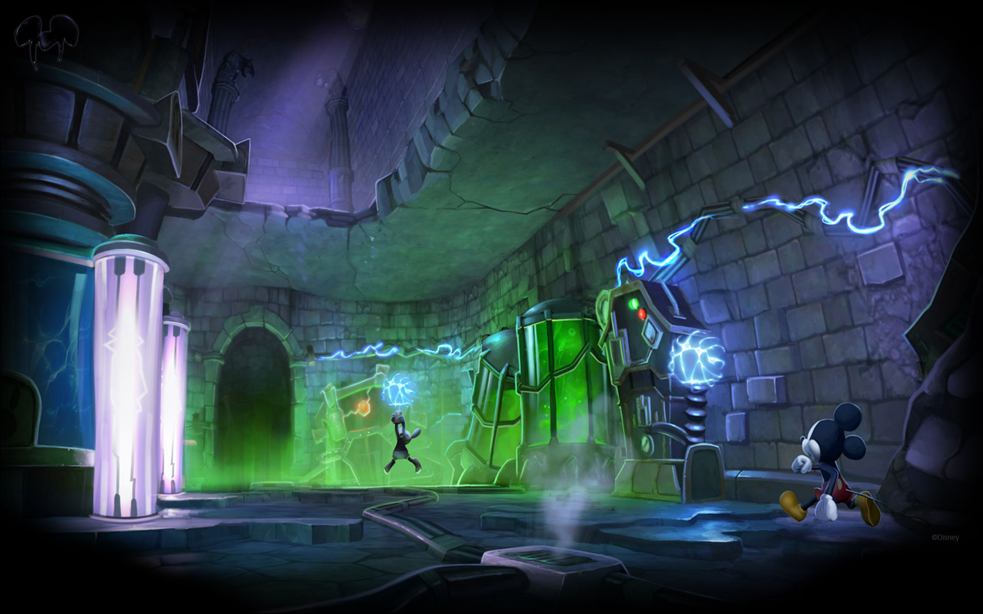 Disney Epic Mickey 2 Concept Art:  Laboratory