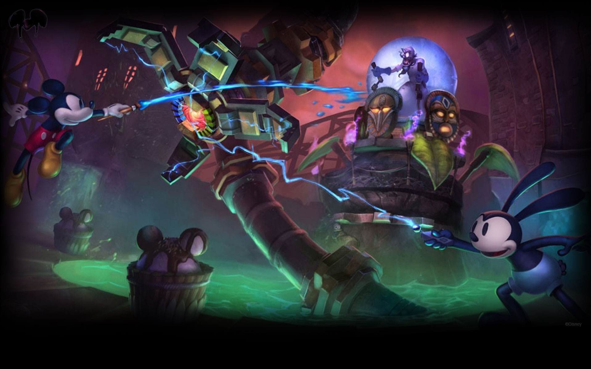 Disney Epic Mickey 2 Concept Art:  Mad Doctor’s New Ride