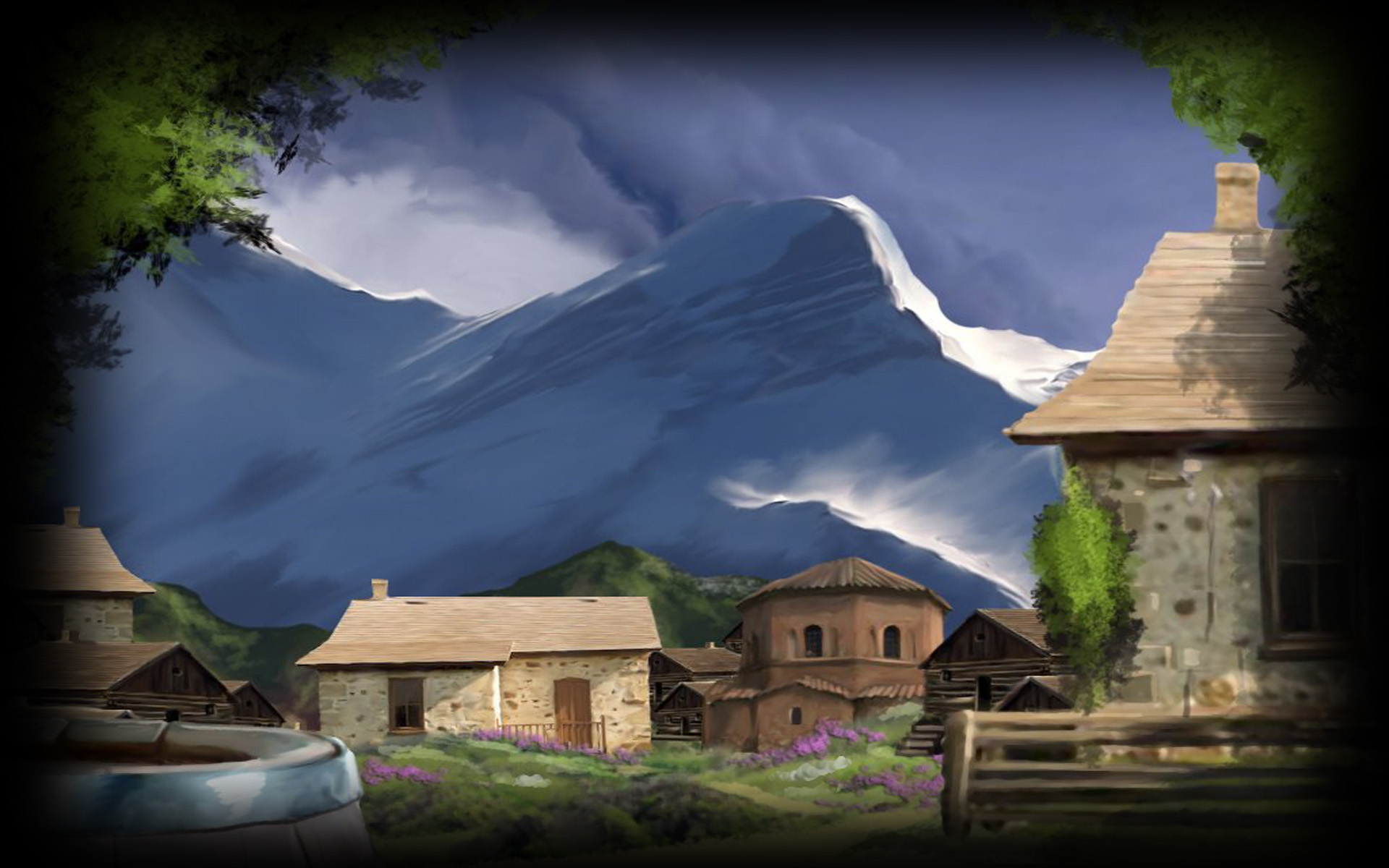 The mountains