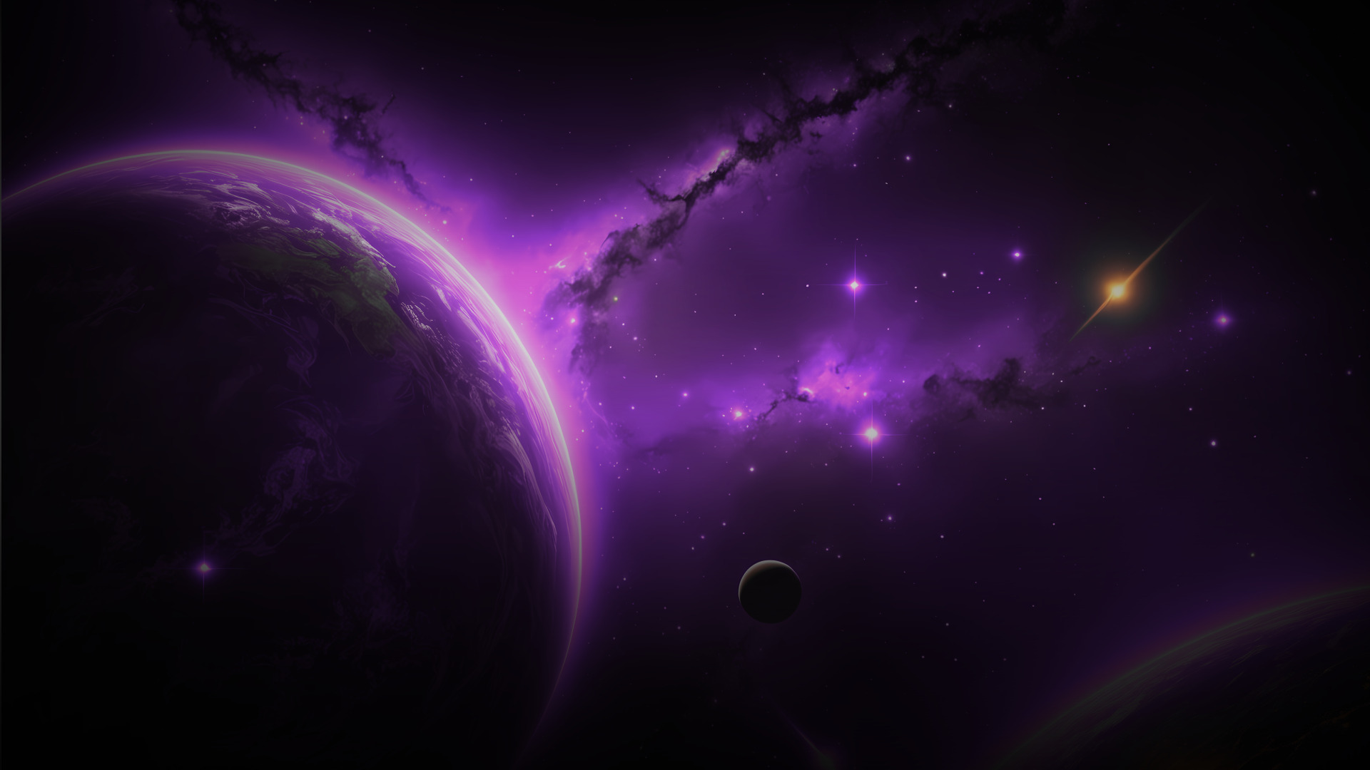 Galaxy Animated Back