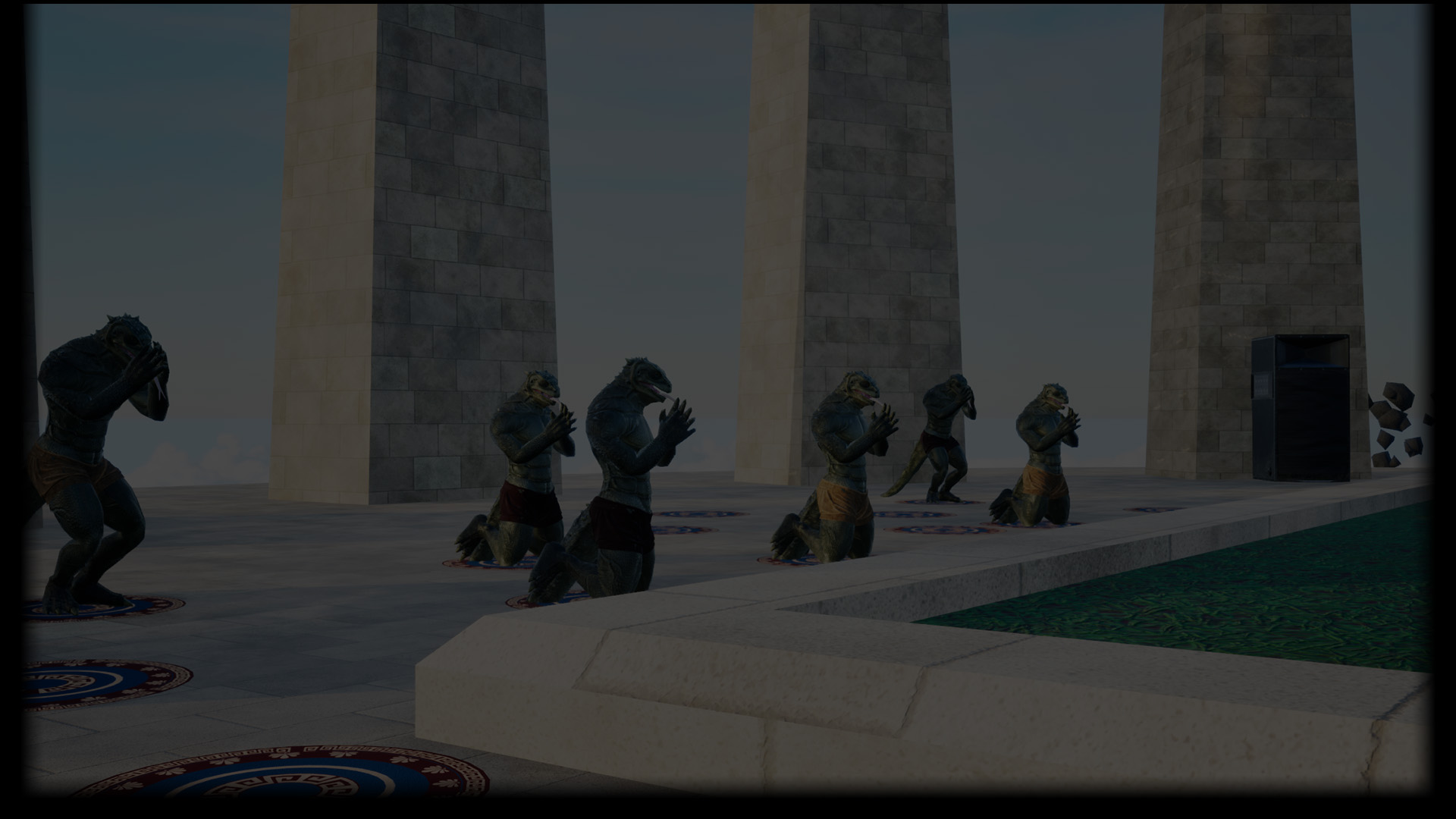 Praying Lizards