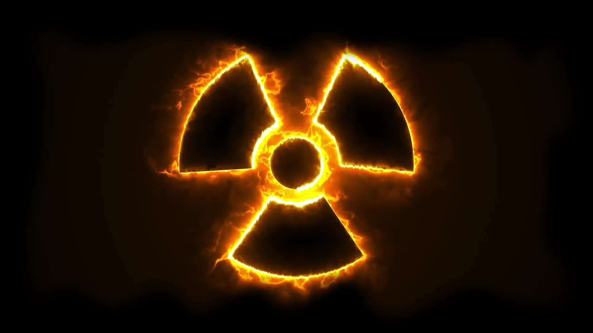 Radiation animated back