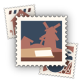 Series 1 - 3-Stamp Courier