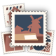 Series 1 - 4-Stamp Courier