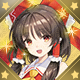 Series 1 - Reimu Hakurei Foil Badge