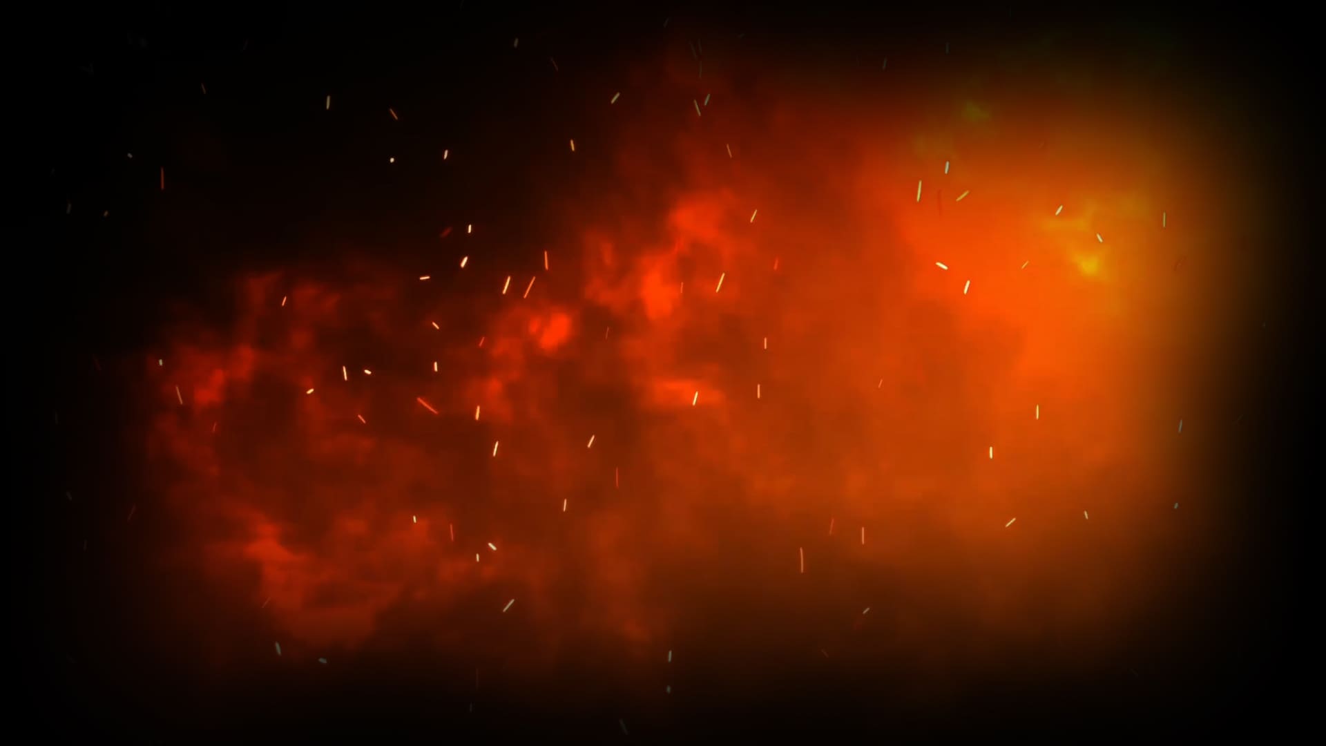 Fire Animated Back