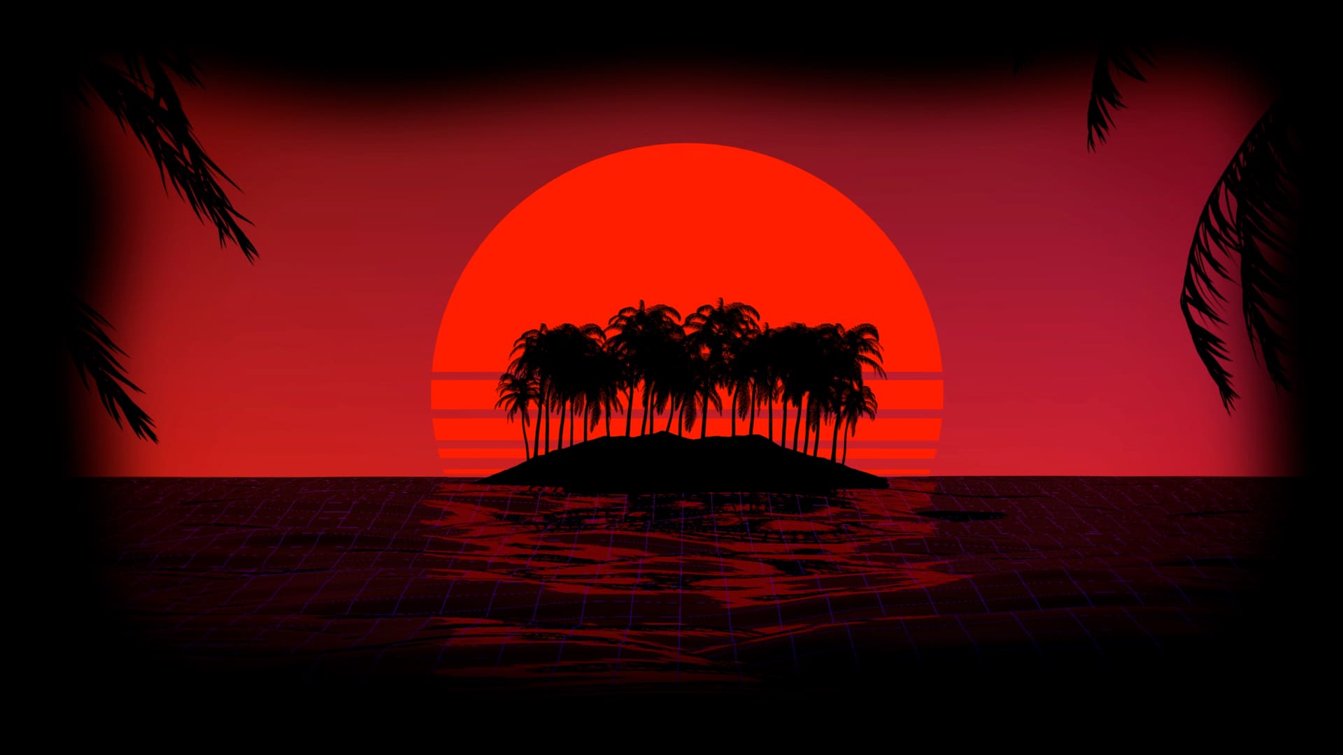 Sunset Animated Back