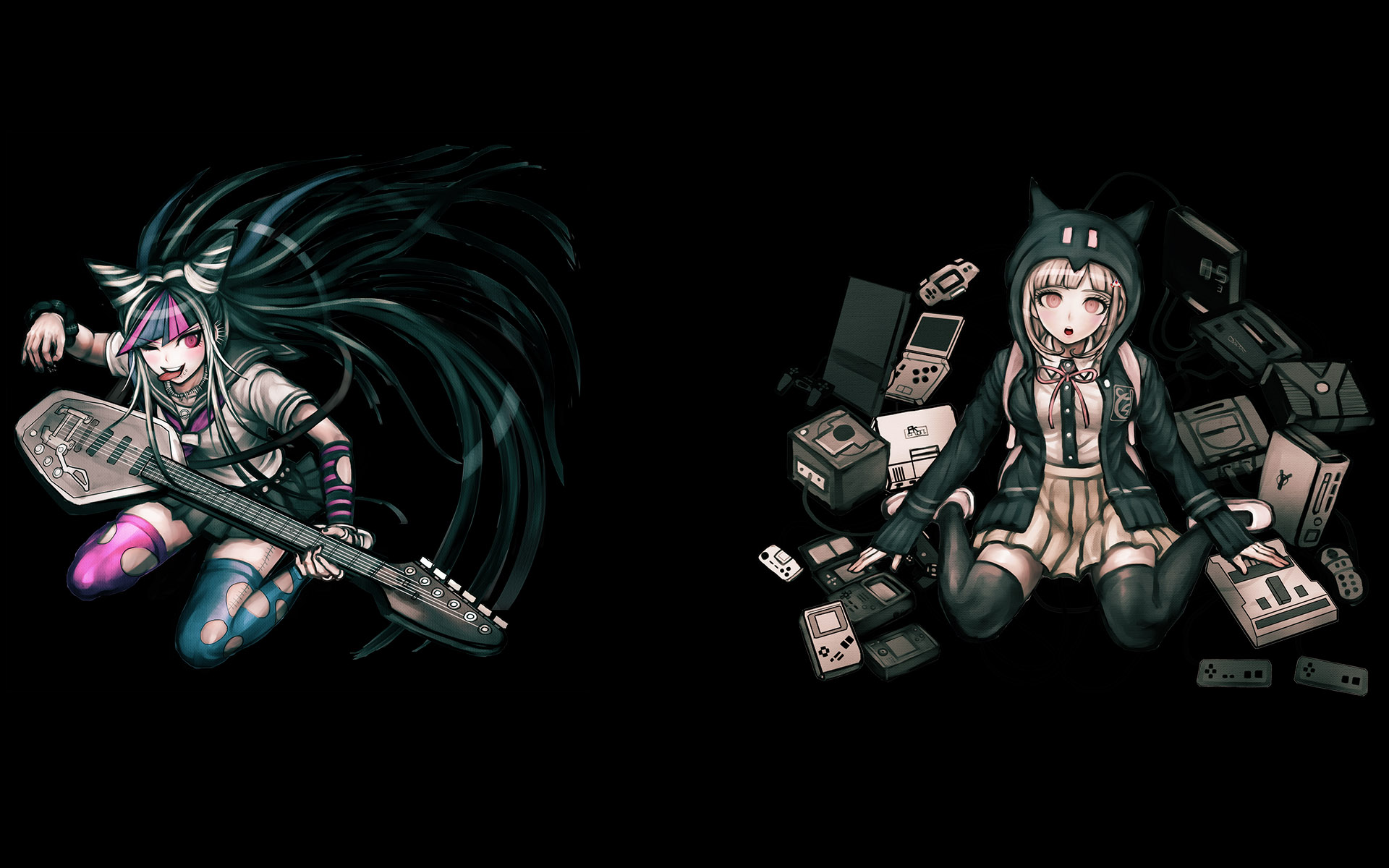 Ibuki Mioda and Chiaki Nanami
