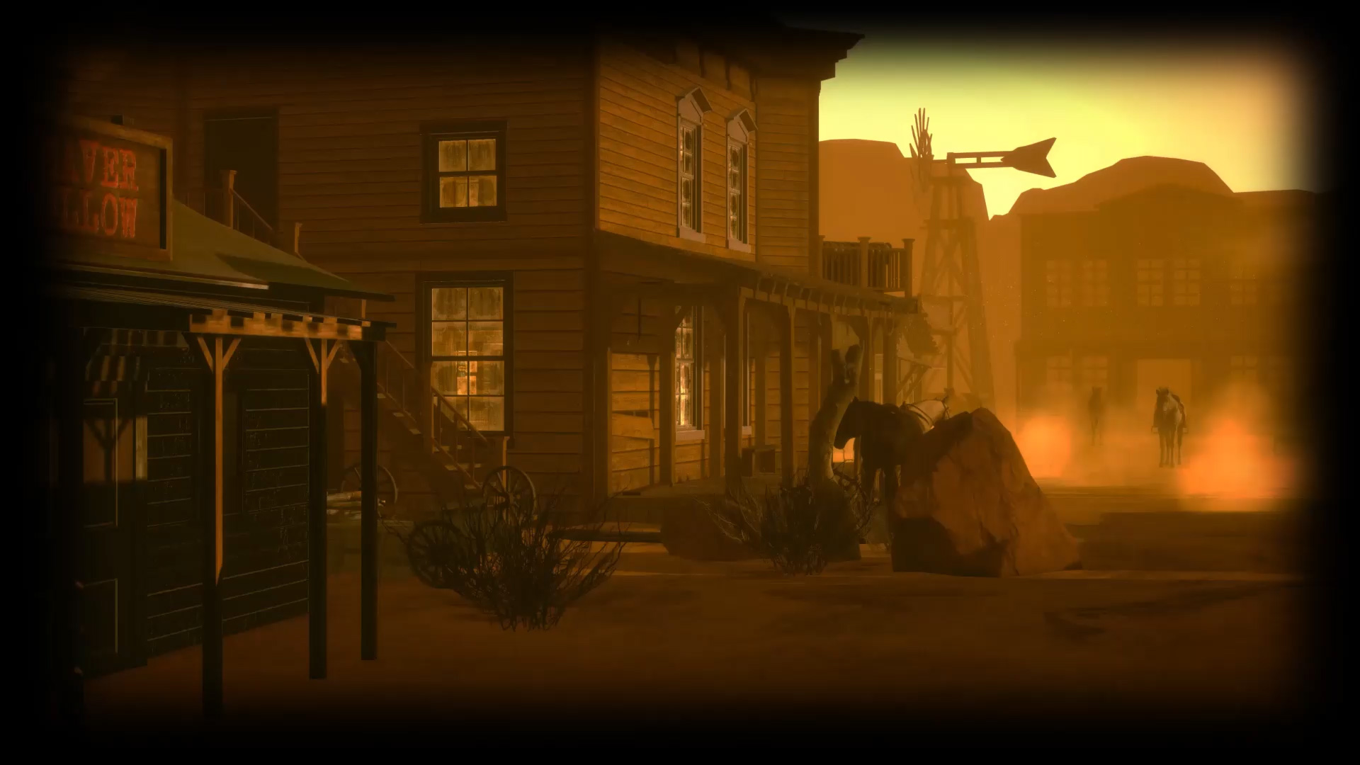 Saloon Animated Back