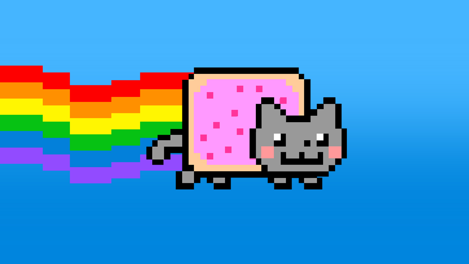 Nyan Cat - Series 1 - Card 1 of 6.