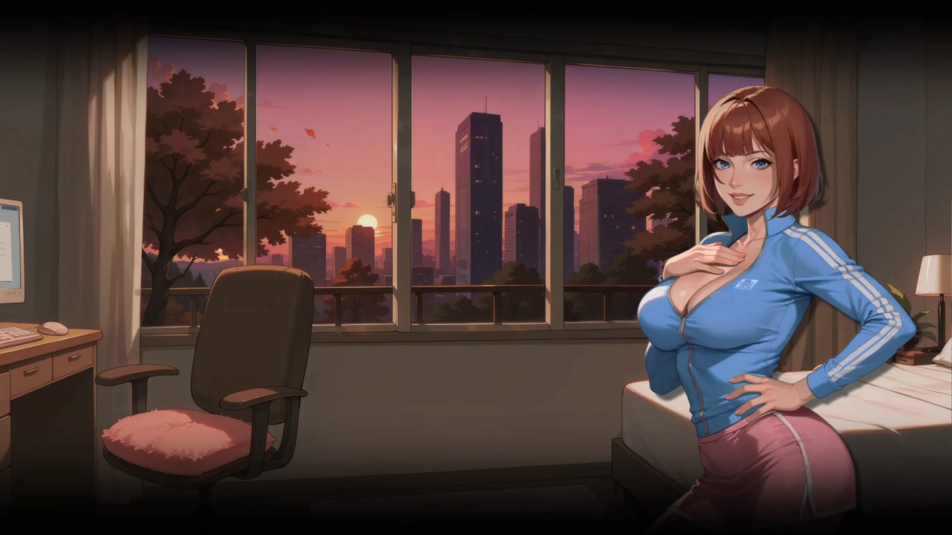 Pretty Waifu Animated Back