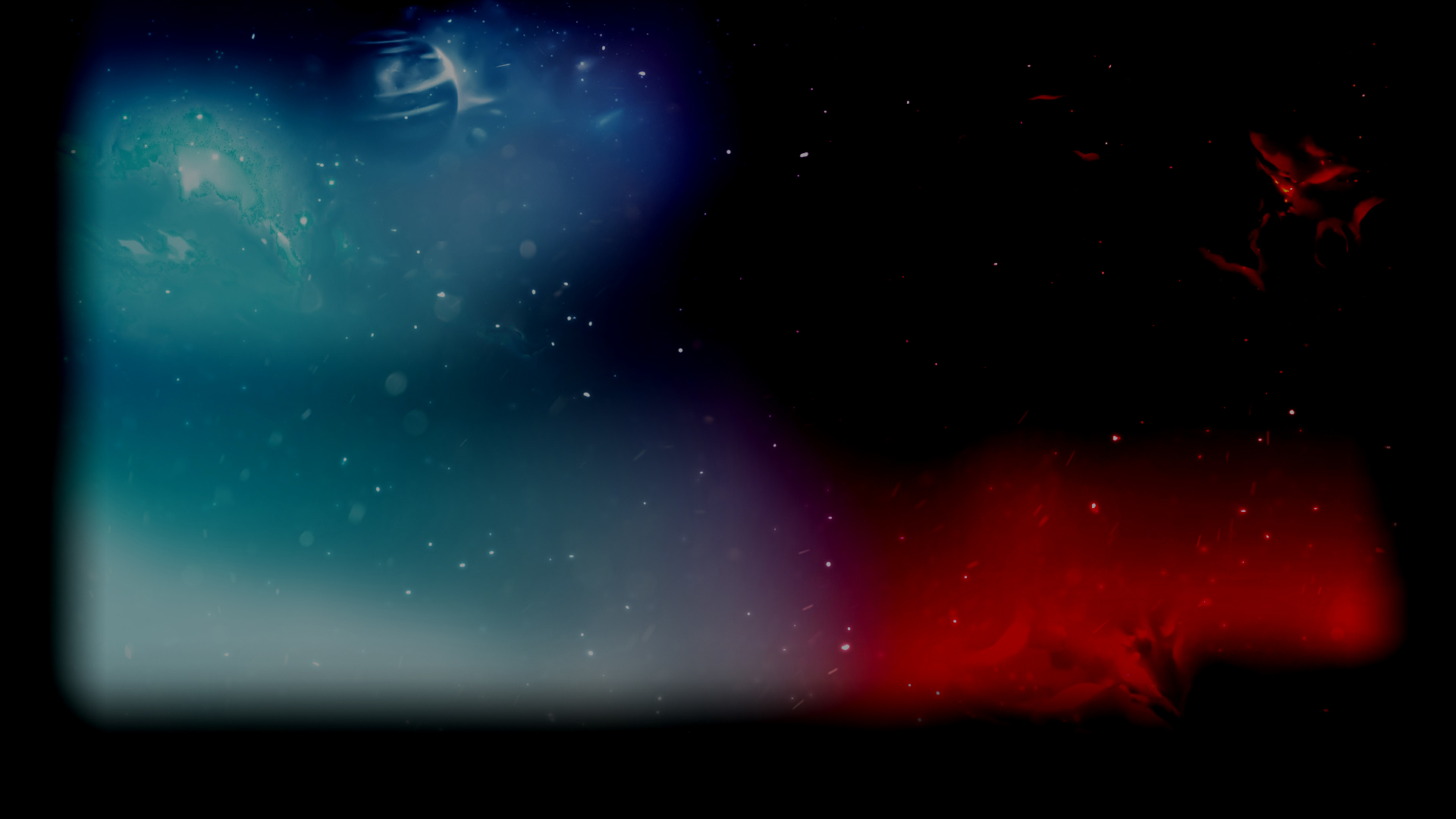 Blue & Red