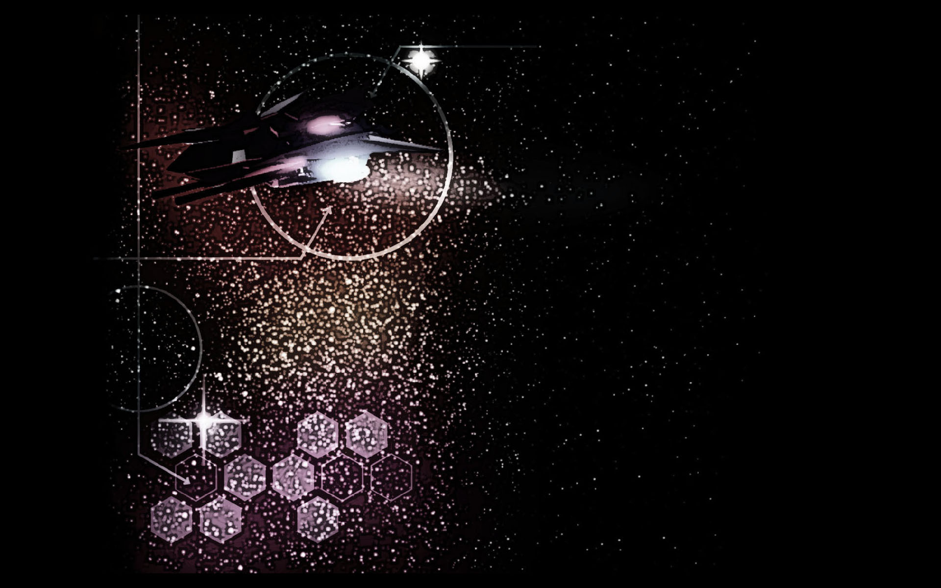 Deep space das star cruising