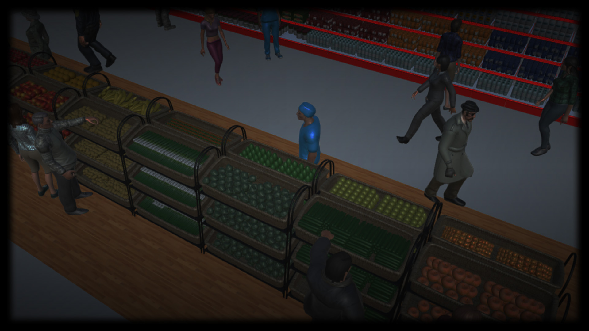 People are shopping