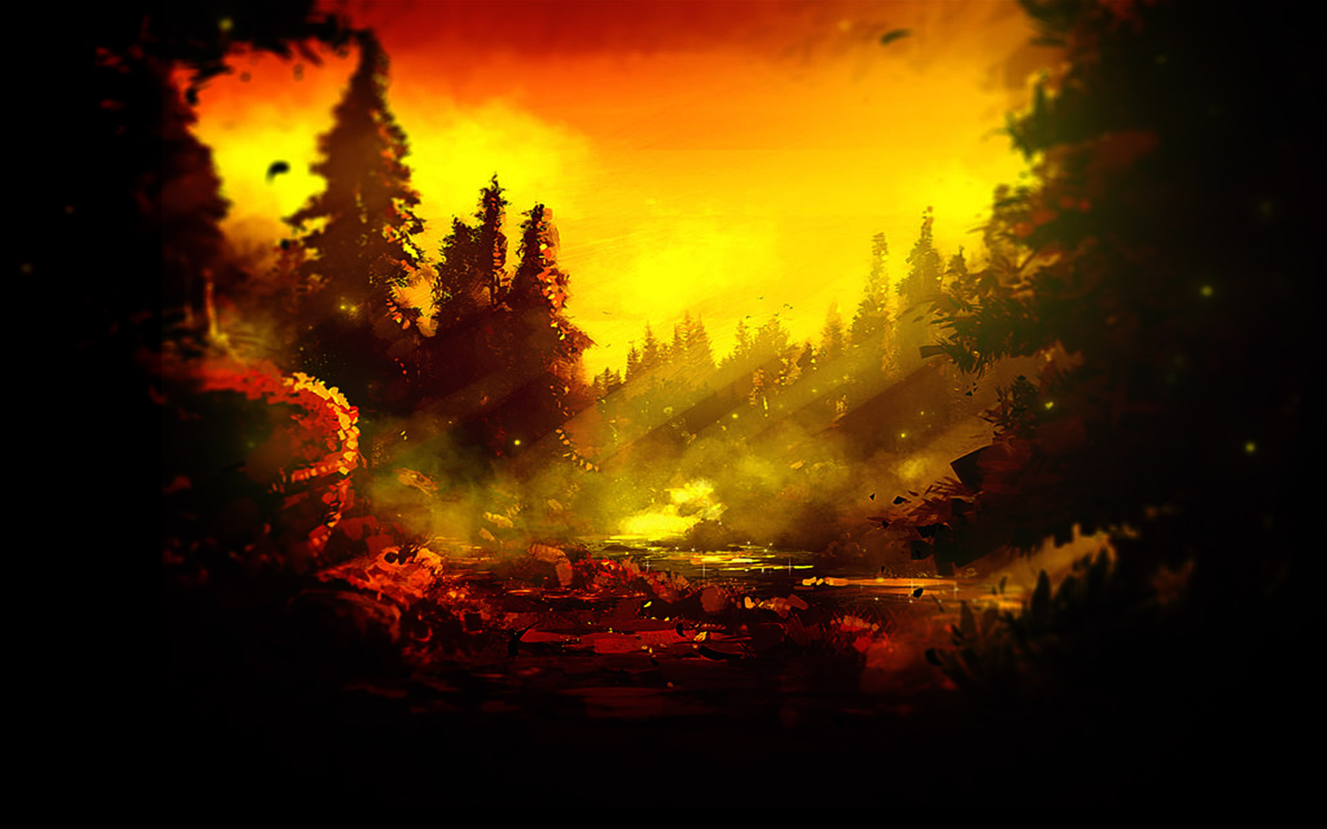 Sunset Forest