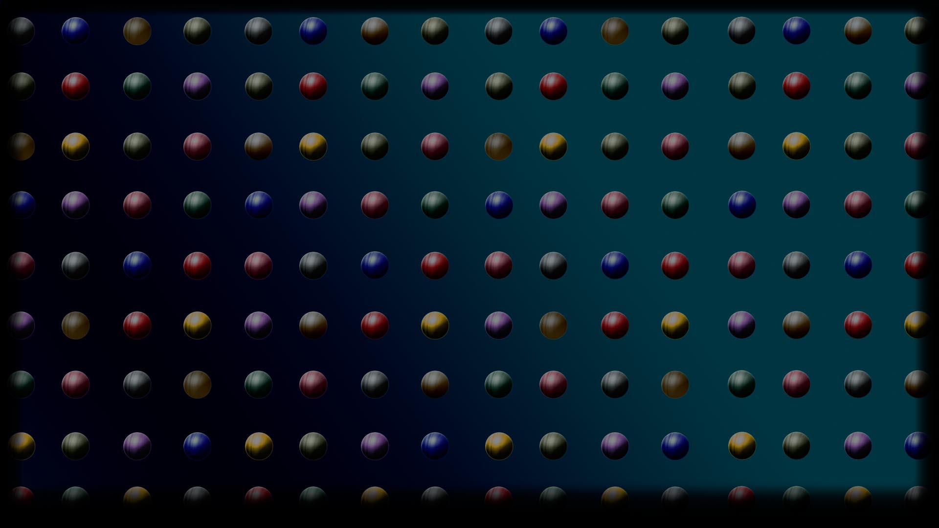 Coloured balls