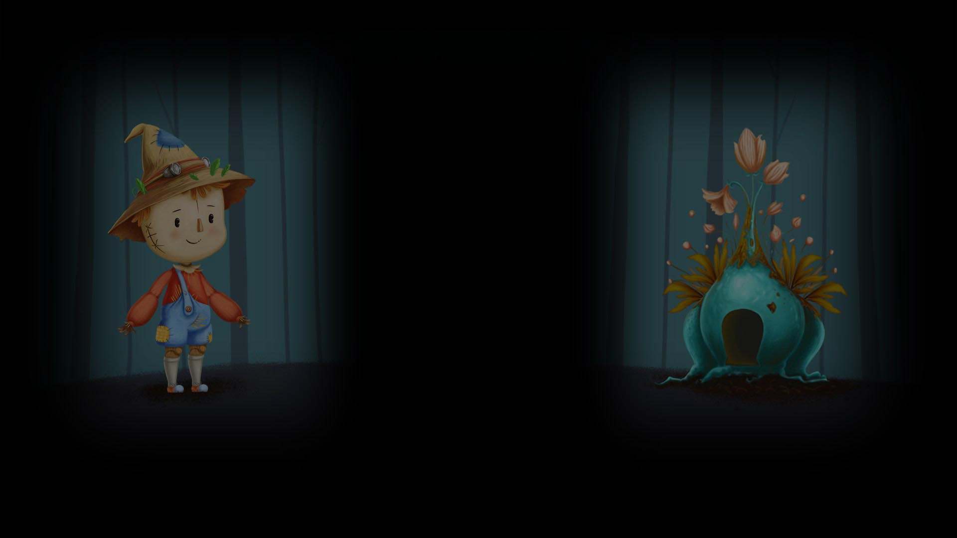 Scarecrow and his friend