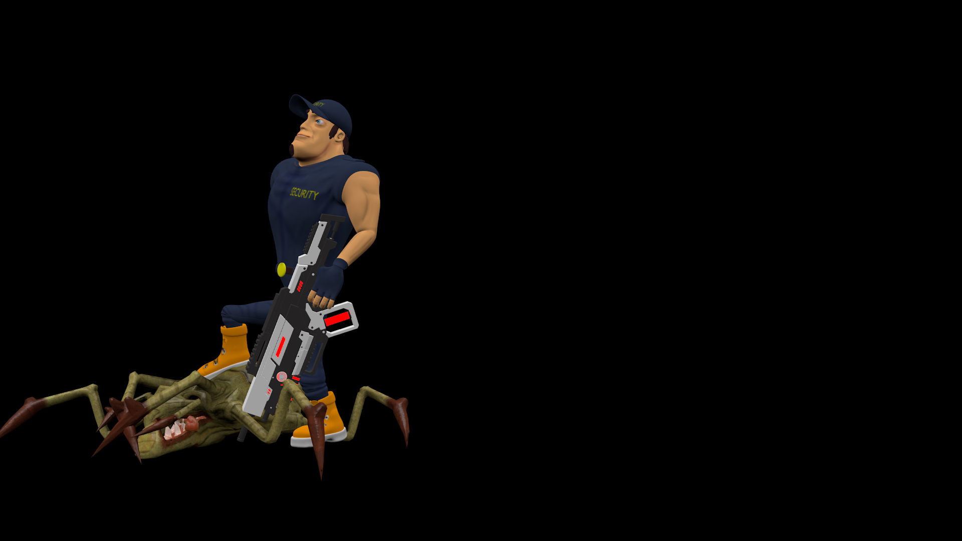 Hero on the cockroach