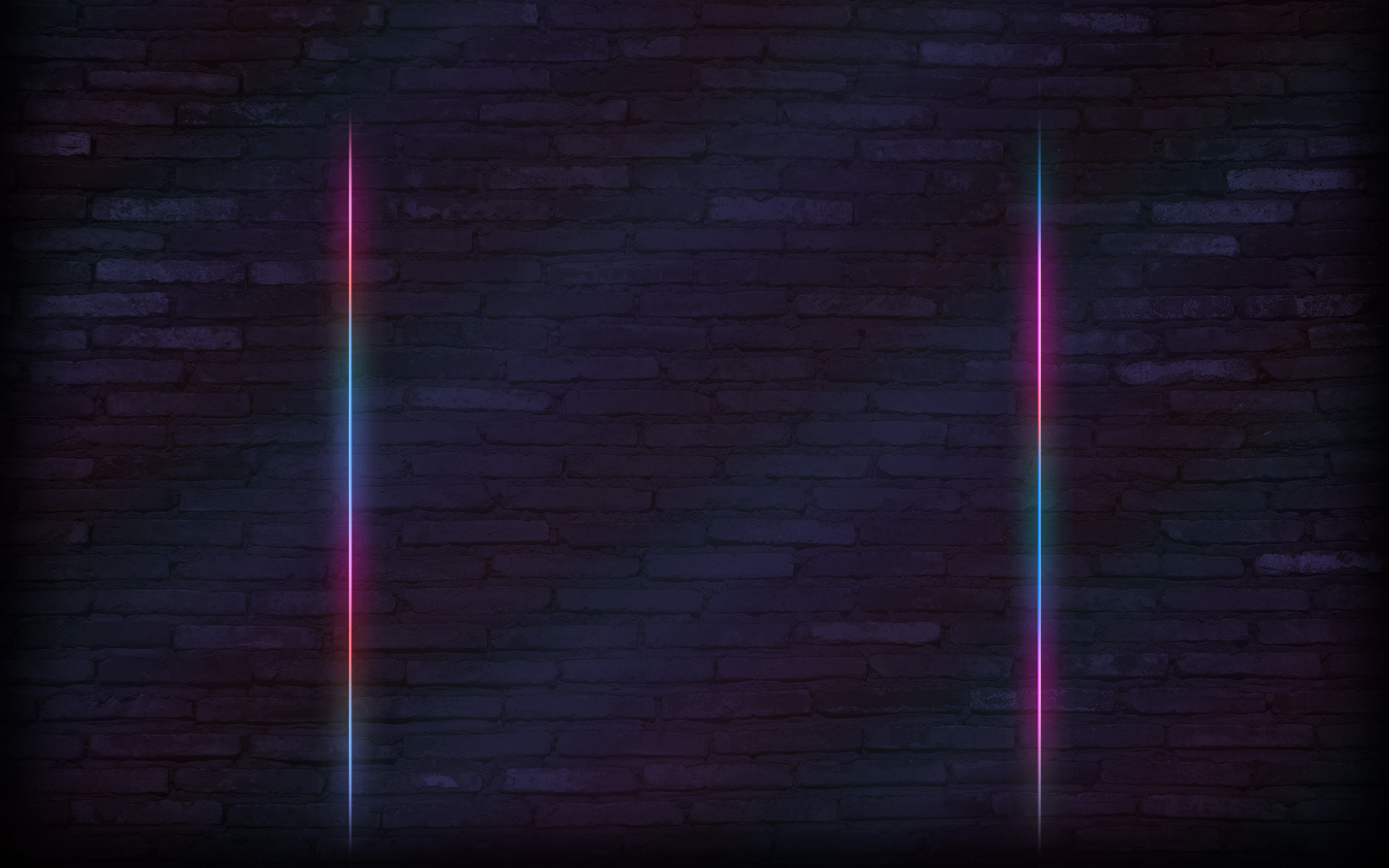 Blue-Pink-Red Stone Wall