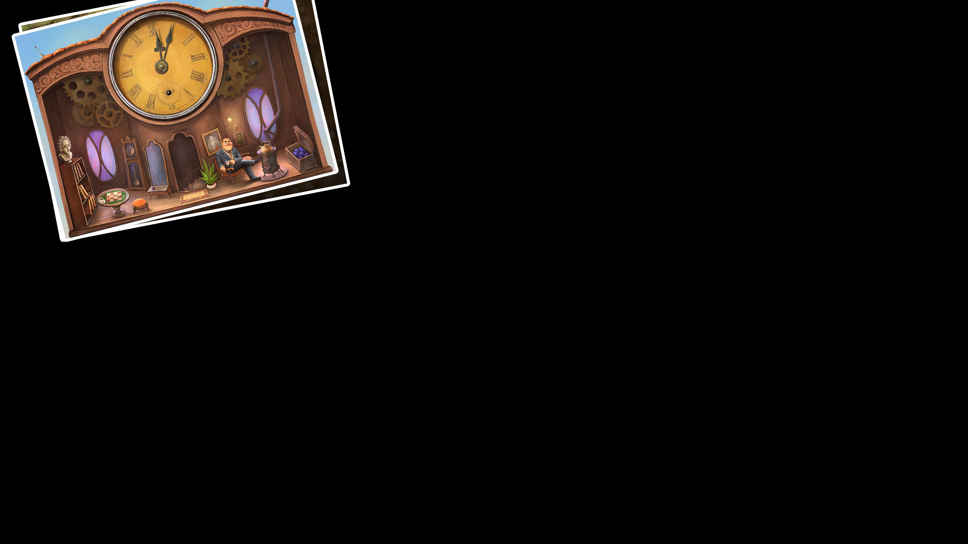 The Tiny Background - Clock tower