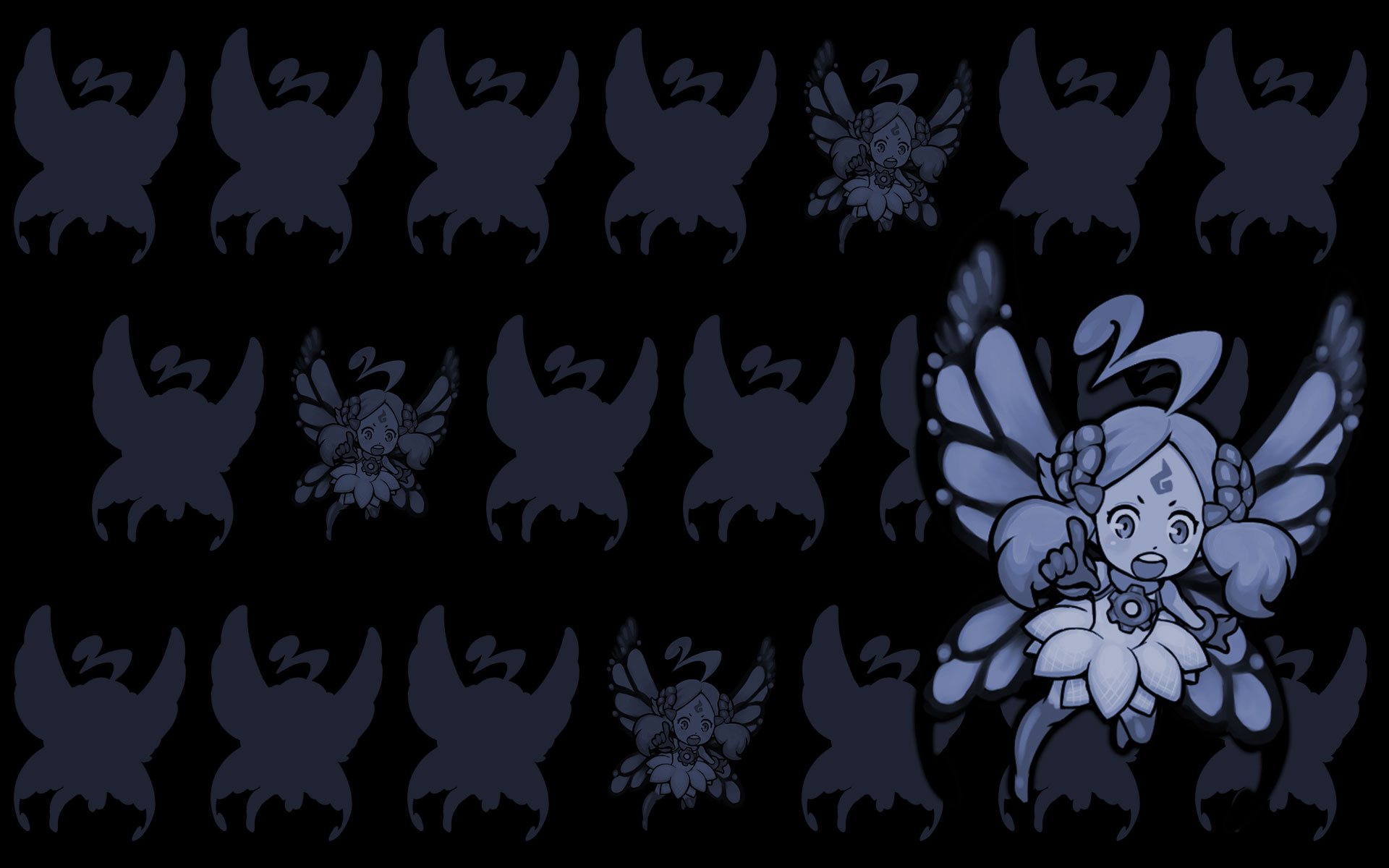 Fairy motif wallpaper