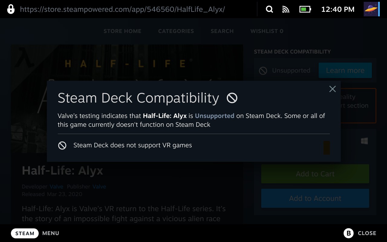 Steam store not showing games : r/Steam