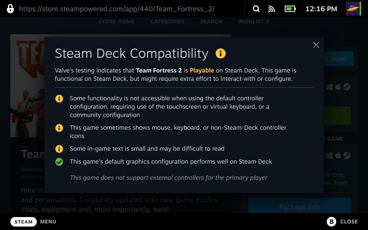 Steam Deck :: Deck Verified