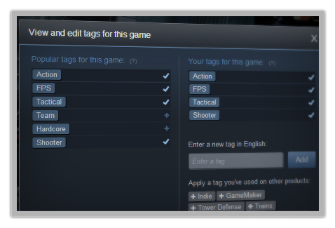 Introducing Steam Tags, A Powerful New Way to Shop For Games